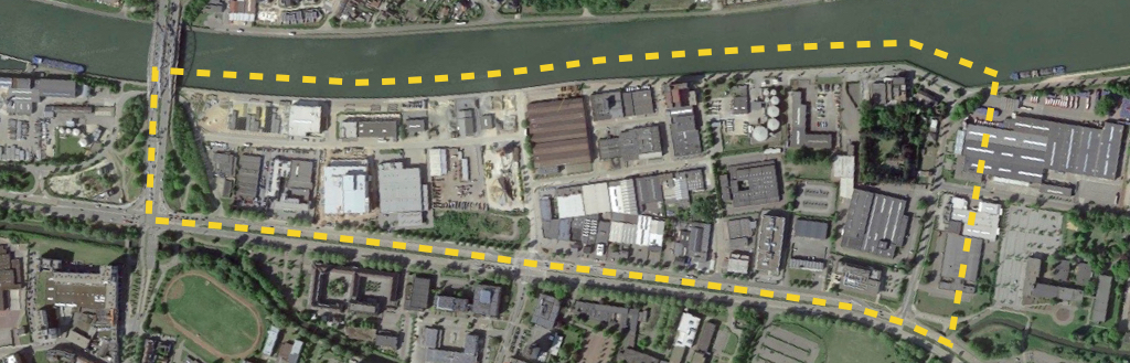 Luchtbeeld Quartier Canal Hasselt
